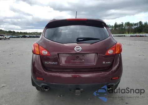 2009 Nissan Murano S z USA, uszkodzony, nr VIN JN8AZ18W89W140627